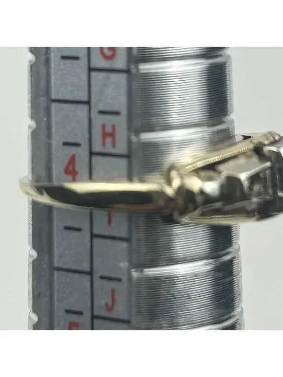 Granat Bros 14k Yellow Gold Engagement Ring Setting Mounting 1.84 Grams NO STONE - Picture 13 of 16